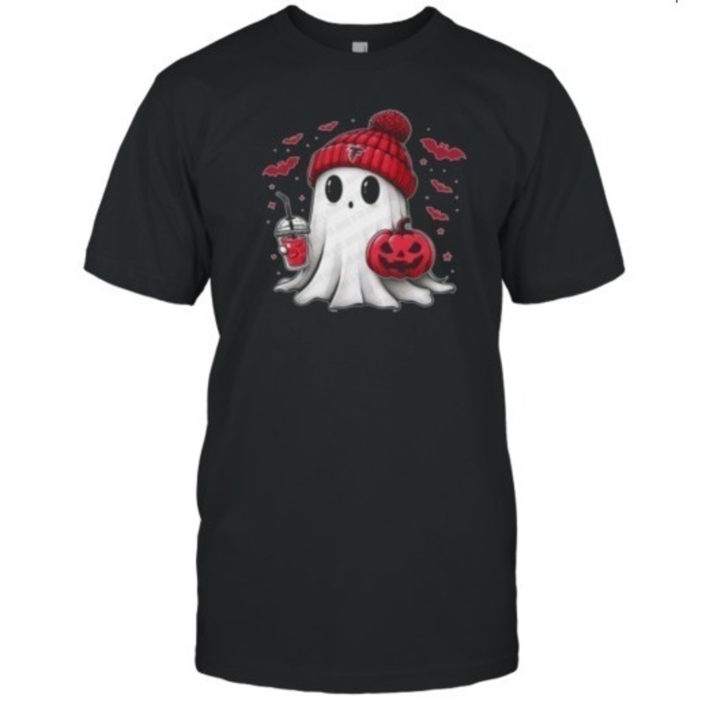Atlanta Falcons Halloween NFL Ghost Football Fan Unisex T-Shirt